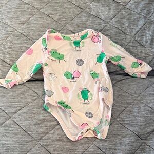 Angel Dear bamboo pickleball long sleeve onesie 3-6